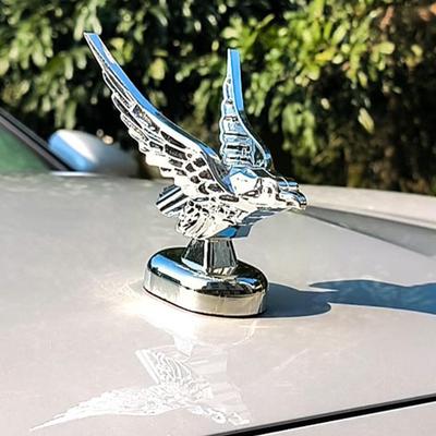 3D Flying Eagle Emblem Car Logo Front Hood Ornament Car Car Stickers Eagle Badge Stickers Badge Accessories Chrome Decorati G9V5