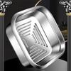 Leakproof Buckle Food Lunch Box Stainless Steel Refrigerator Storage Box Sealed Picnic Box  Work