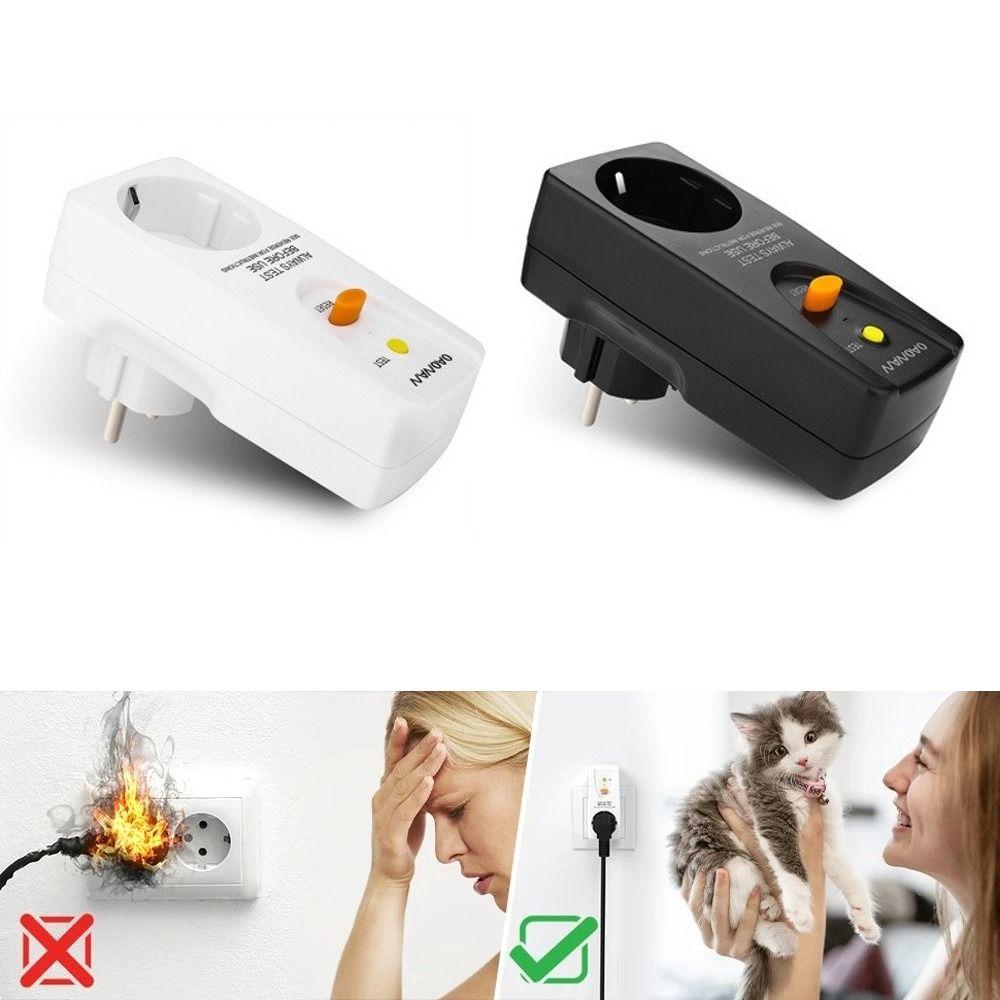 Auslaufsicheres Design GFCI-Stecker FI-Sicherheitsschalter Sicherheitsstecker Hausstromkreis