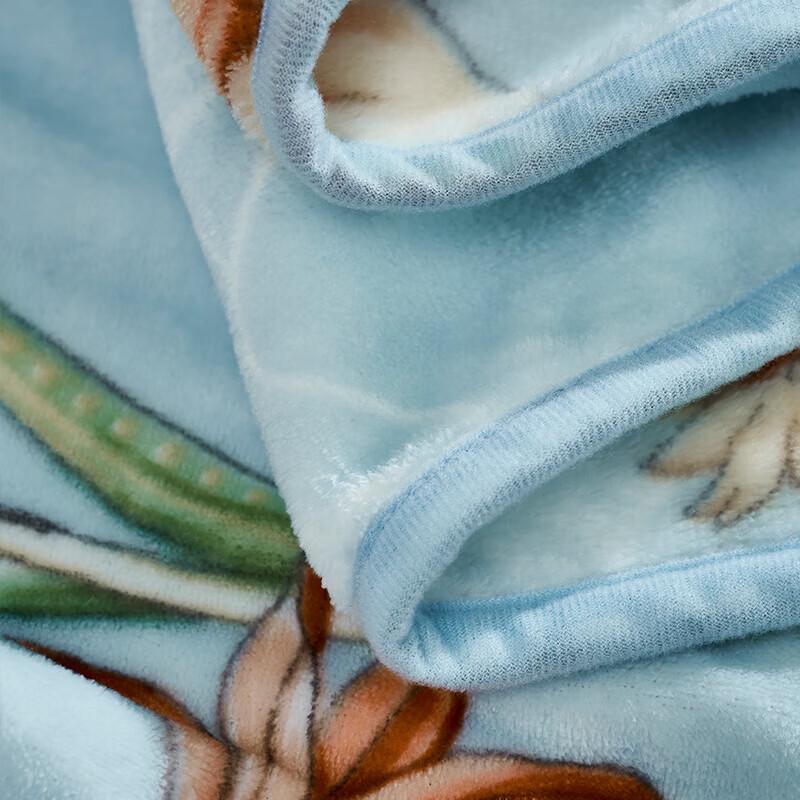 Fuanna Single-Layer Flannel Throw Blanket