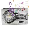 HOT Mini Radio AM FM Battery Operated Portable Radio Best Reception Longest Lasting For Running Walking Home Soundbox R2048