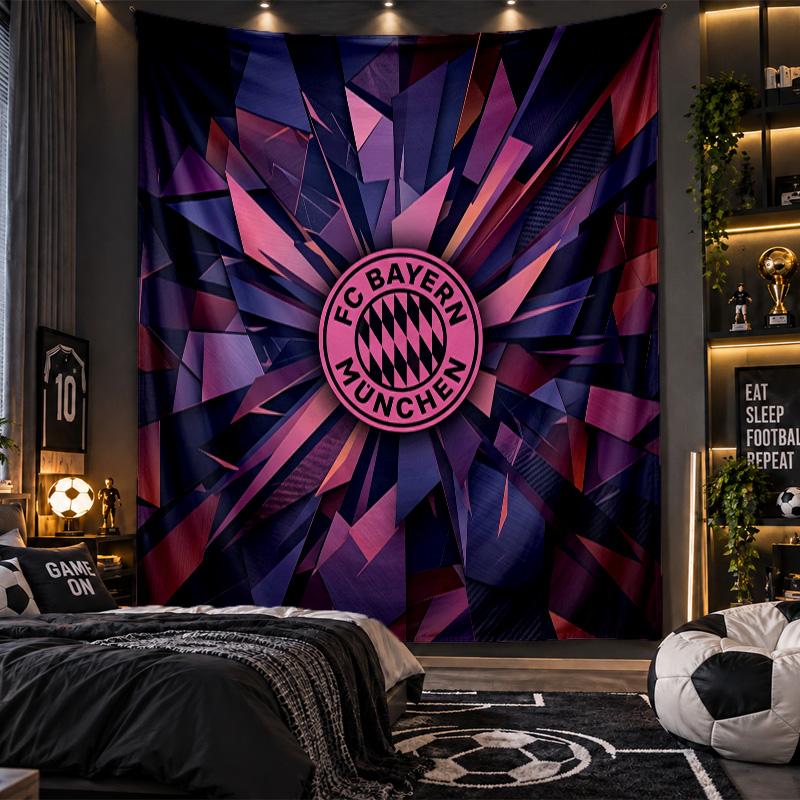 Arazzo da Appendere alla Parete Tessuto con Stampa del Bayern Monaco per Soggiorno Camera da Letto Decorazione per la Casa