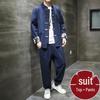 Spring and Autumn Chinese Hanfu Set: Men's Daoist Robe, Zhongshan and Tang Suit Inspired Outerwear