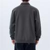 350G Heavy Polo Collar Long-Sleeved Sweater Men'S Loose Trendy Plus Size Top Men'S Lapel Casual Jacket