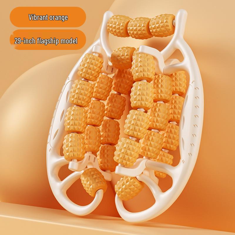 

Массажер для ног с 29 колесиками: Стройные бедра и икры, Расслабляет мышцы, Прибор для красоты ног, Многофункциональный кольцевой ролик.