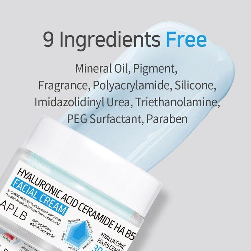 APLB Hyaluronic Acid Ceramide HA B5 Facial Cream