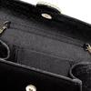 [Cuco] Pearl-trimmed velour mini shoulder bag