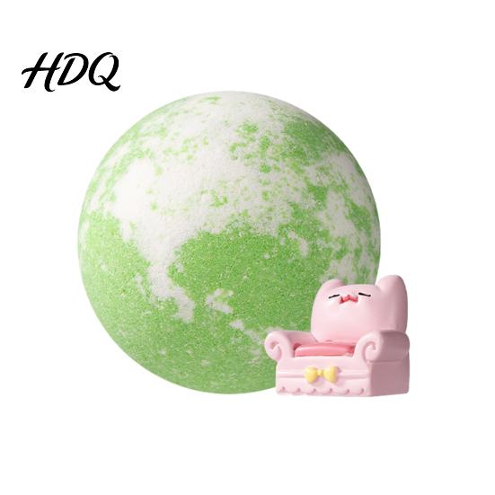Bath Ball with Surprise Toy Salt Inside Fruity Floral Plants Extract Handmade Natural Sea Bubble Women Men SPA Gift Scented
