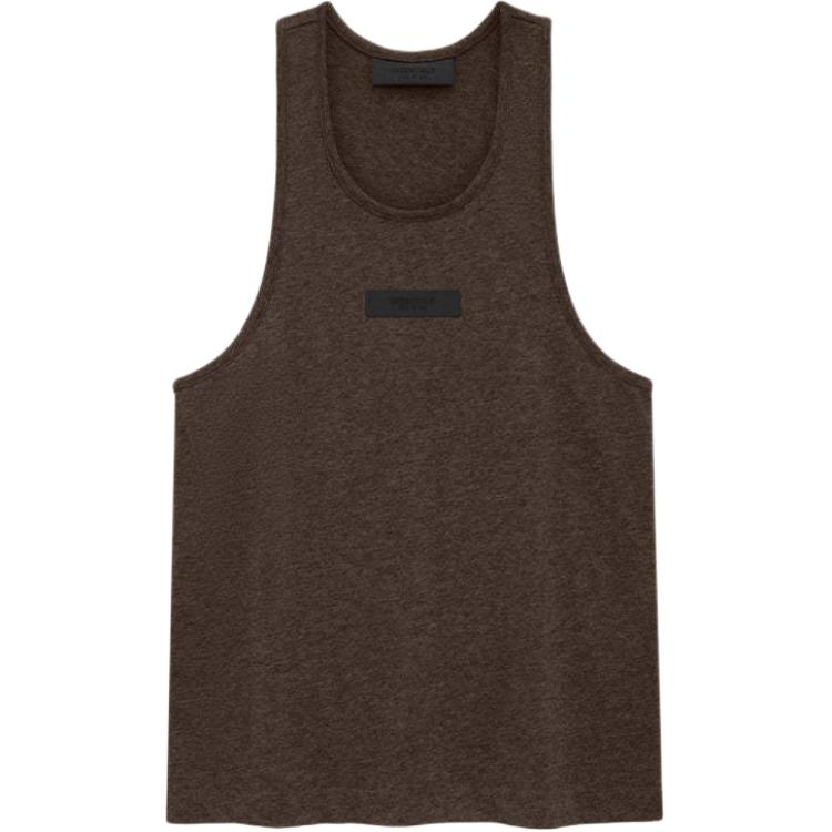 

Fear of God Базовая майка Хезер Вуд Женские топы Коричневый 125SU245492FW S