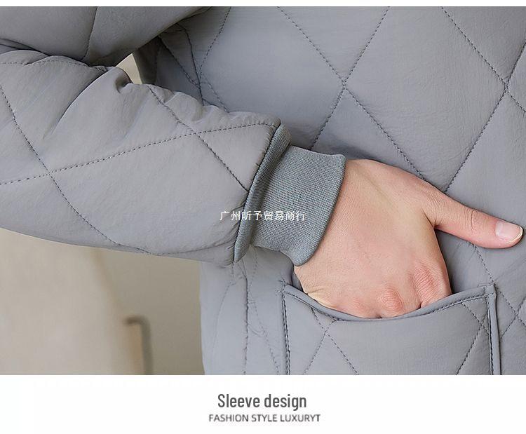 Men's Ultra-Lightweight Cotton Jacket with Stand Collar - Warm, Casual, Versatile Outerwear for Autumn & Winter.