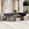 VidaXL Garden Lounge Set with Cushions 9 Pcs, Patio Sofas, Patio Furniture Set, Outdoor Furniture, Grey 3272775