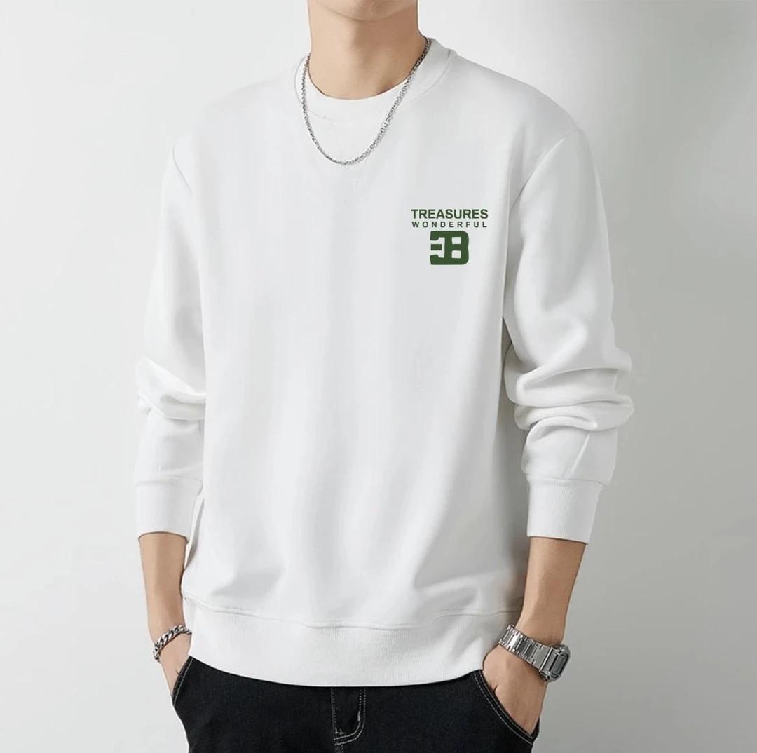 

In-Stock Men s Plus Velvet Hoodie - Korean Style Autumn/Winter Long Sleeve Pullover XXL