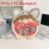 Character Theme Anime Plush Backpack Outdoor Large Capacity Itabag Transparent