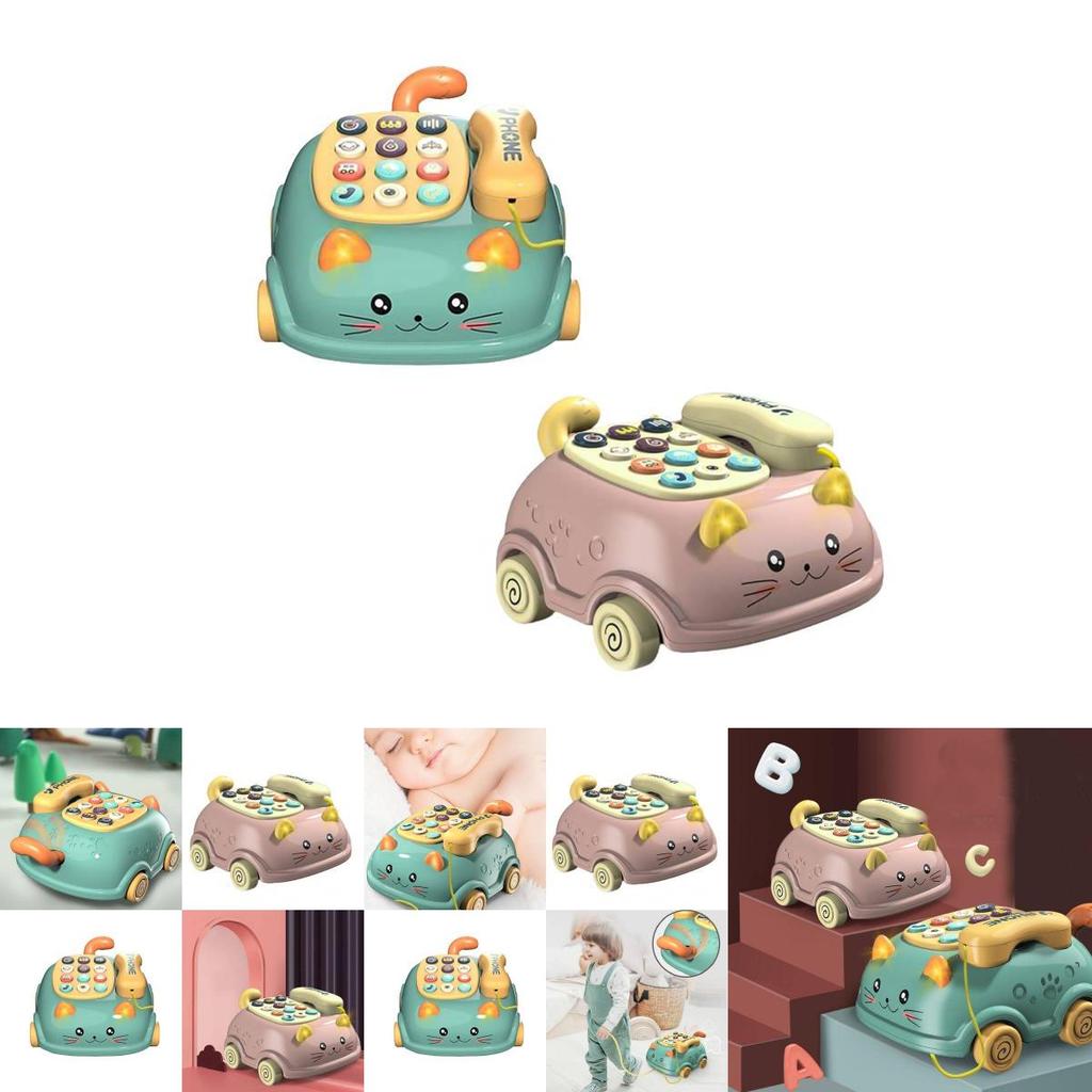 Cat-themed Bilingual Phone Toy For Kids