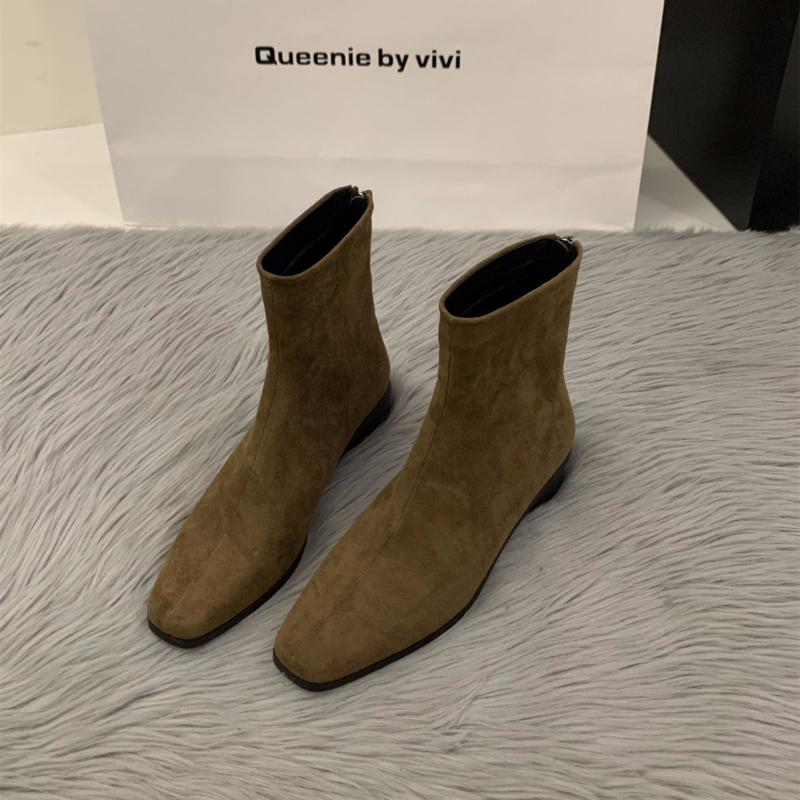 Fashion Women's Boots Autumn Luxury Elegant Casual Short Shoes Women's Low Heel Comfortable Short Outdoor Hiking Shoes for Women