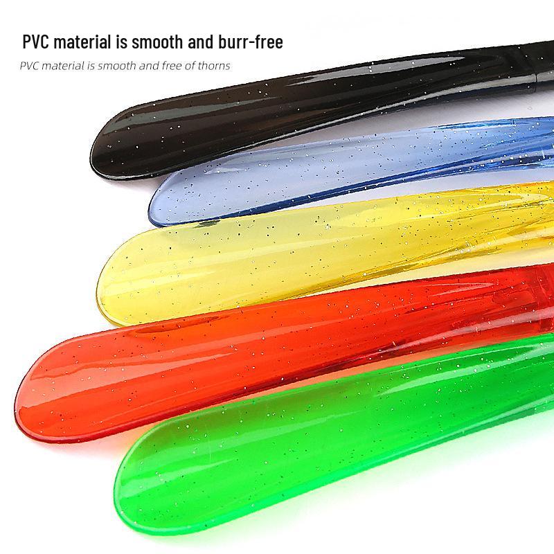 Colorful Long-Handled Plastic Shoehorn - Easy Shoe Lifter for Putting on Shoes