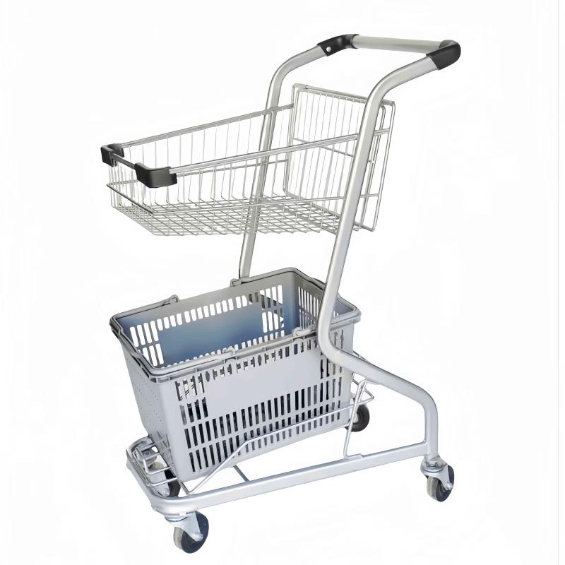 Double-Layer Shopping Cart
