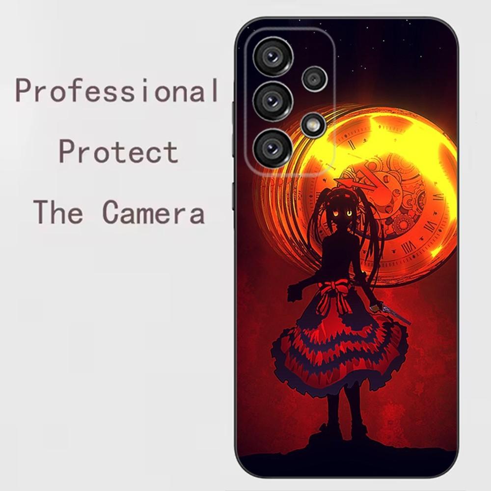 Tokisaki Kurumi Date a Live Phone Case For Samsung Galaxy A13,A21s,A22,A31,A32,A52,A53,A71,A80,A91 Soft Black Shell