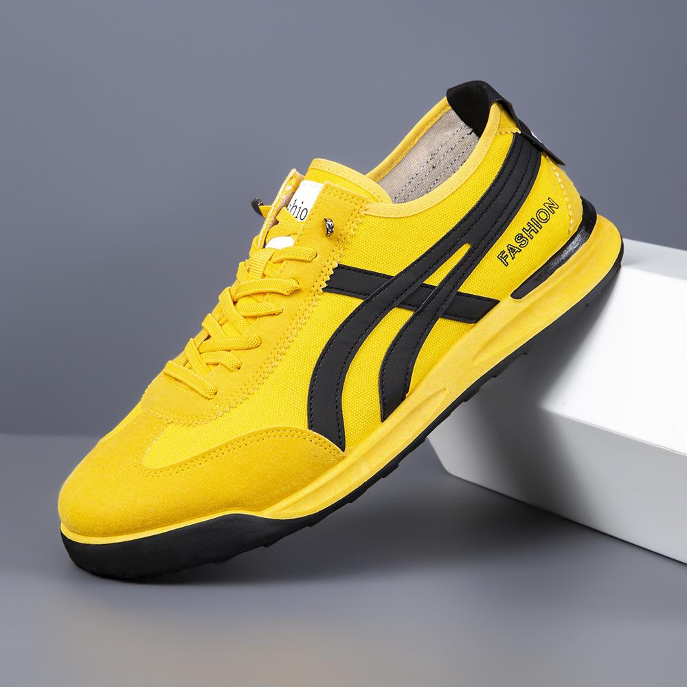 

Couple men s shoes new spring and summer retro men s shoes little white shoes versatile sports and leisure shoes 44 жёлтый