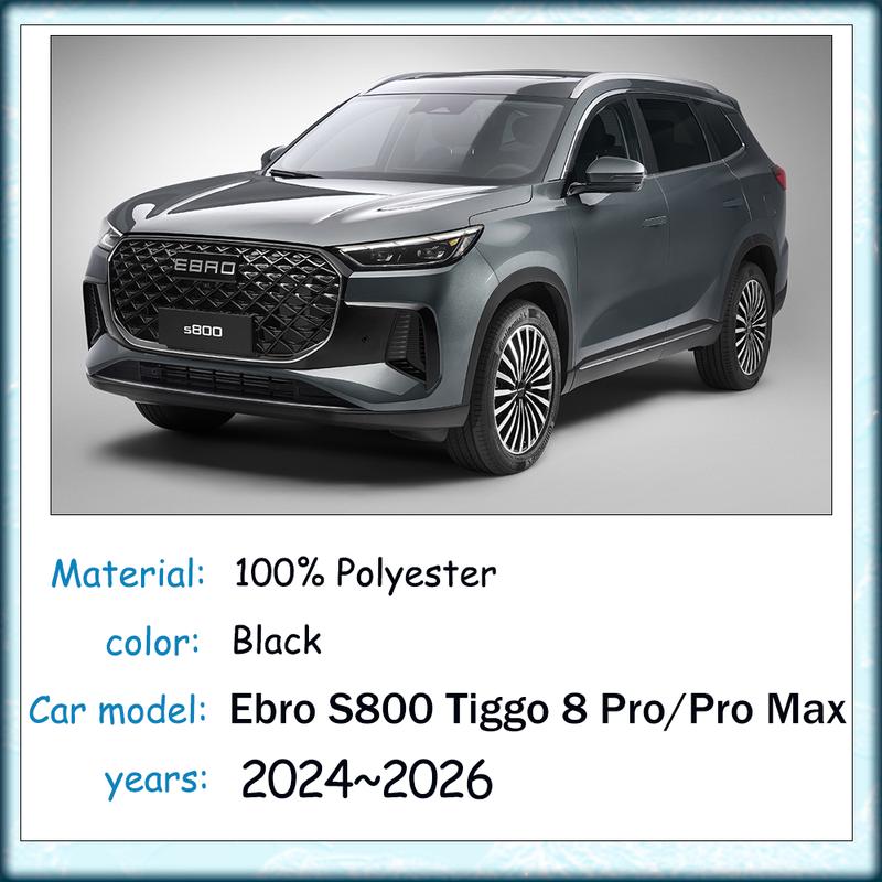 For Ebro S800 Tiggo 8 Pro/Pro Max 2024~2026 2025 Car Magnetic Mesh Privacy Sunshade Side Window Sun Shade Protection Accessories