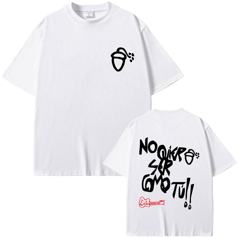 Rock Band EXTREMODURO Tour 2026 Tshirt Unisex Women Fashion Hip Hop Gothic Streetwear Male Retro Oversized Crewneck T Shirts Tops