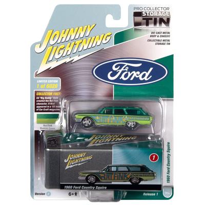Rat Fink 1960 Ford Country Squire Rat Fink Mini Car 164 Green/Teal