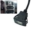 Flush Mount SUV Car Dashboard USB Port Audio Line Extention Cable Male To Female