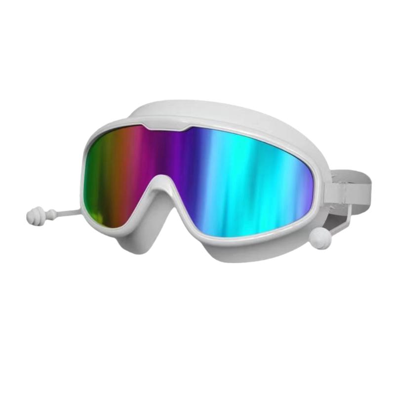 Child Swim Goggles with Swim Earplugs Kids Swimming Goggles for Boy Girl