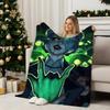 Game D-Deadlock Throw Flannel Blanket Perfect for Sofa Office Bed Travel Sleep Read Relax Camping Four Season Use