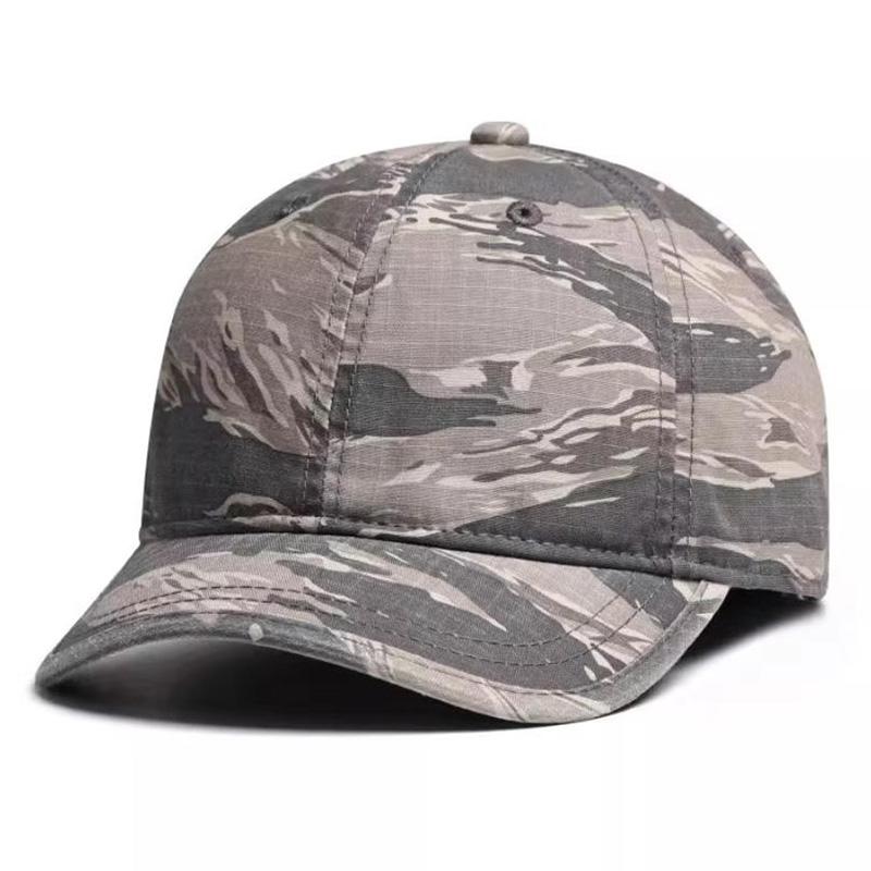 Cap, Trendy Hip-Hop Outdoor Use Travel Workwear Duckbill Hat, Men'S Sun Protection Hat Quick-Dry Camouflage Baseball