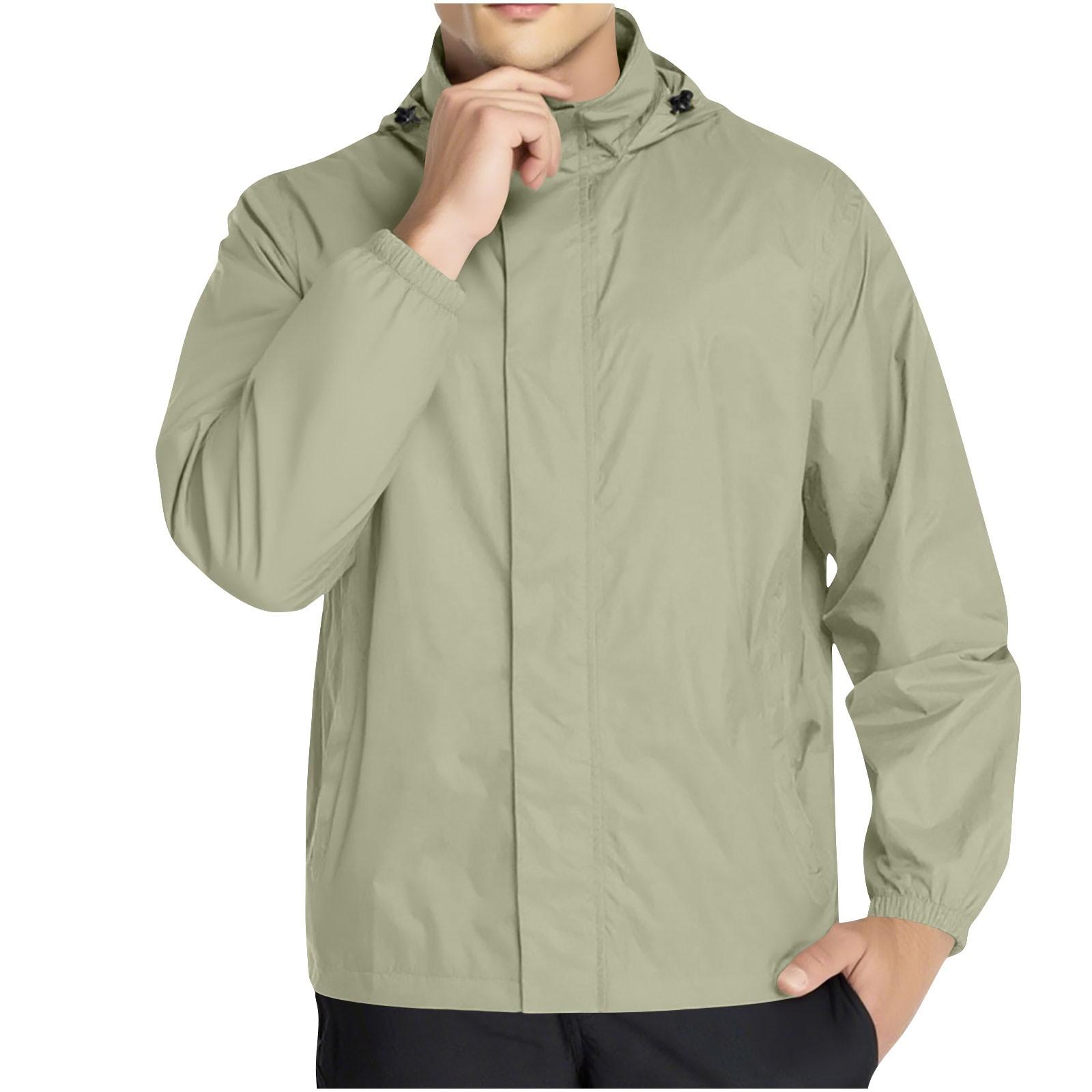 

Мужская дождевая куртка дождевик для бега водонепроницаемая ветрозащитная для путешествий пешего туризма велоспорта дождевик S