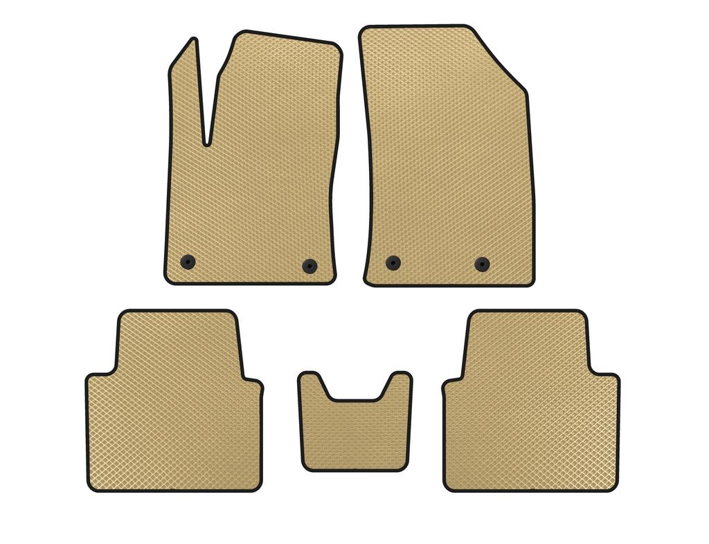 EVA-Matten (Beige) für Citroen C-3 Aircross 2017-2021