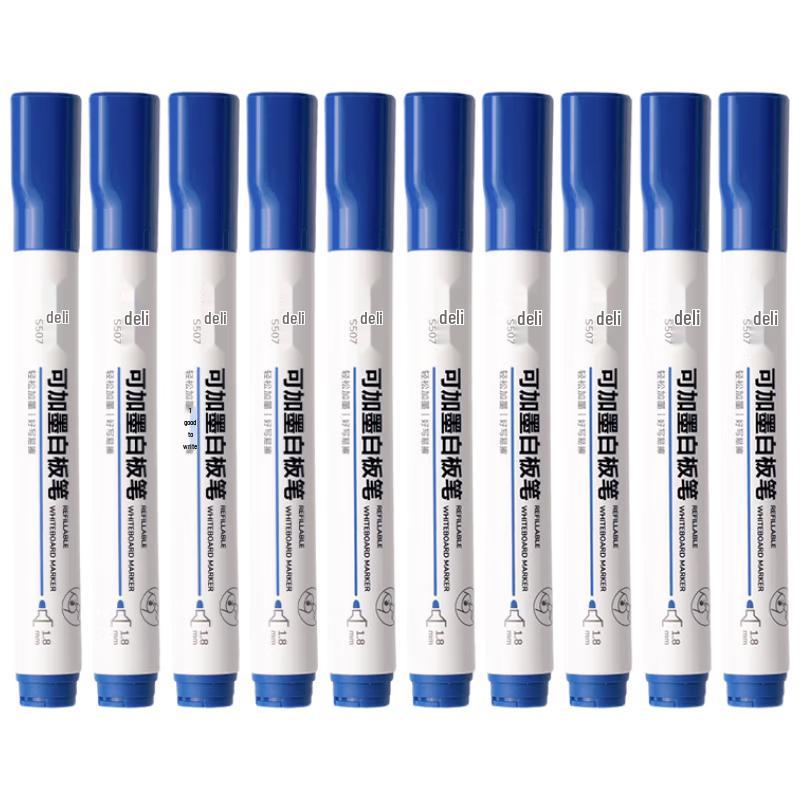 Deli S507 Refillable Whiteboard Marker