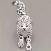 3D Printed Snow Leopard Figurines Ornaments Realistic Wild Animals Figurines Animal Models Home Desk Decoration