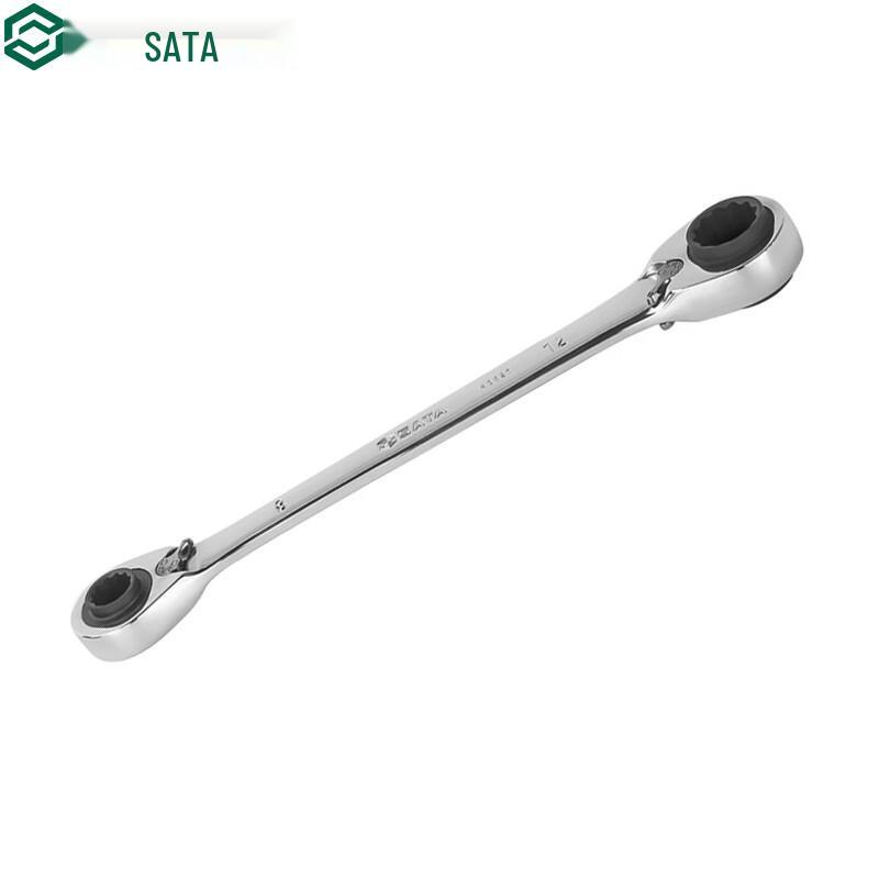 SATA 4-in-1 Double-Ended Ratcheting Wrench