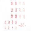 Pop Lines Long Ballet Wear Nail Art Finished Fake Nail Nail Art Patch Nail Patch Removable Nail Art