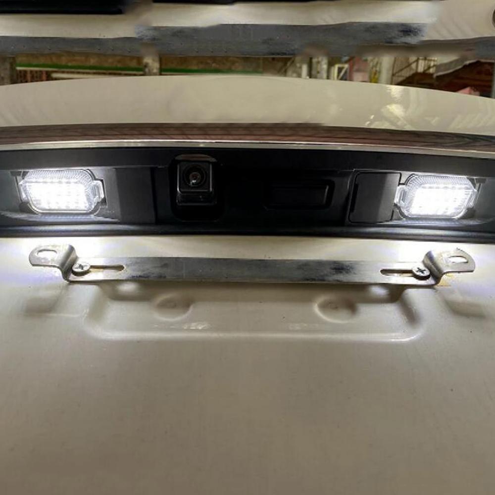 1 Pair GHK151270B GHK151270A Car Light Number Plate Lamp For Mazda 6 2014-2020
