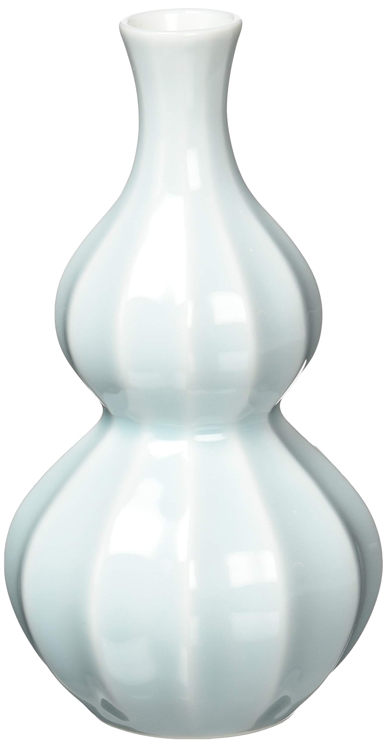 

Hasami ware celadon glaze beveled sake bottle 14805 eagle-shaped