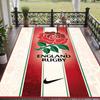 Soft Floor Carpet England Rugby Pattern Area Rug Decorative Mat For Home Room Decoration