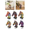 Animal Sculpture Farmhouse Furnishing Horse Head Statue Bust Resin Figurine for Bedroom Fireplace Shop Bookshelf Housewarming