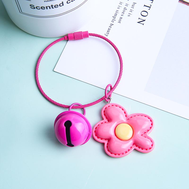 Handmade Shiny Petal Flower Keychain – Cute DIY Accessory for Students