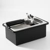 Espresso Knock Box, 304 Stainless Steel, Corrosion Resistant, Coffee Cake Container For Coffee Shops