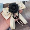Scarf Decorative Camellia Brooch Bowknot Sweater Pin Luxury Flower Brooch  Clothes Accessories