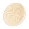 Washable Bread Fermentation Basket Innovative Shape Baking Basket for Kitchen Home Bakery Beige Rond 20x8cm