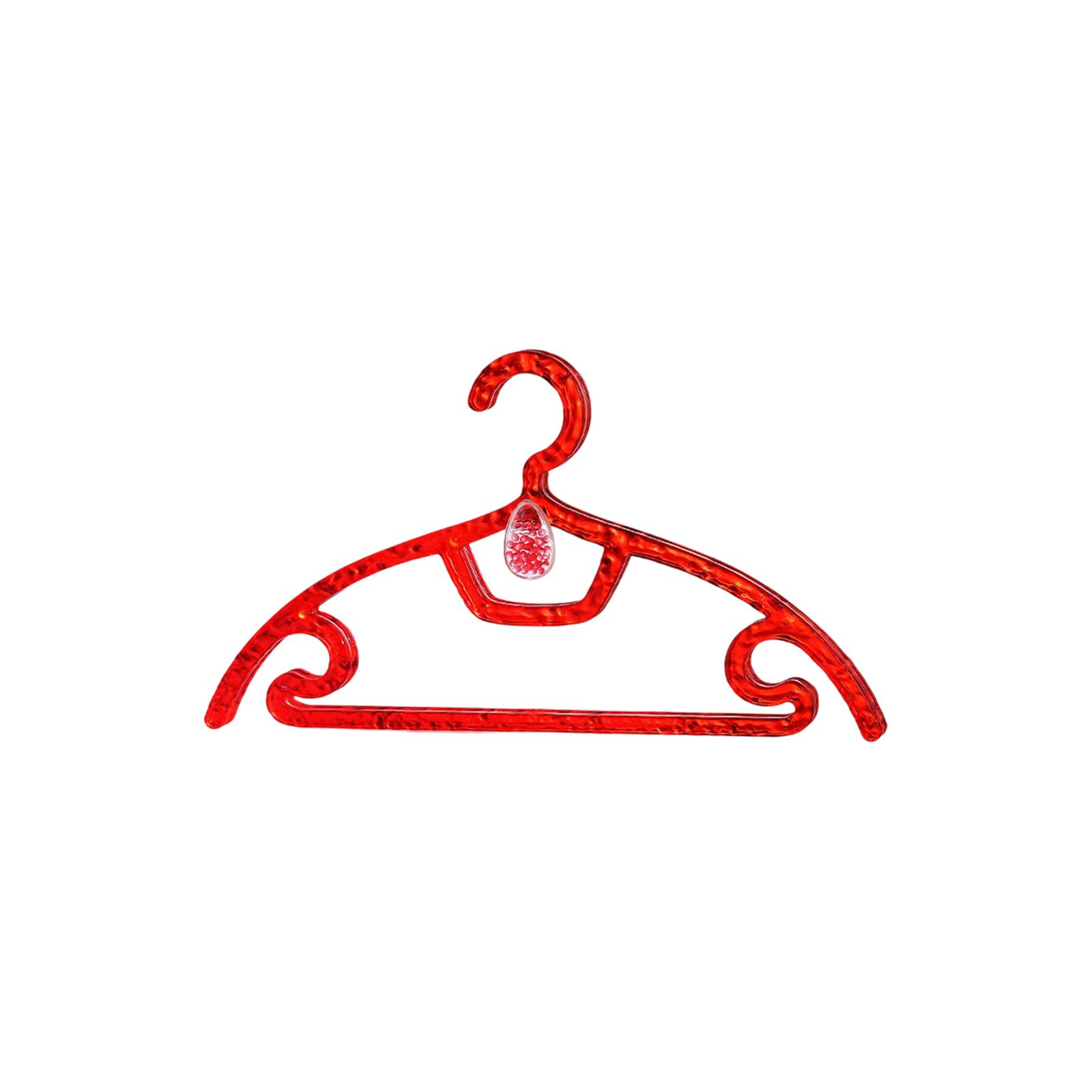 

Aromatic Clothes Hanger Non Marking Shoulder Protection Rotatable Home Wardrobe Fresh Scent Mite Removal Clothes Drying Rack One Size червоний