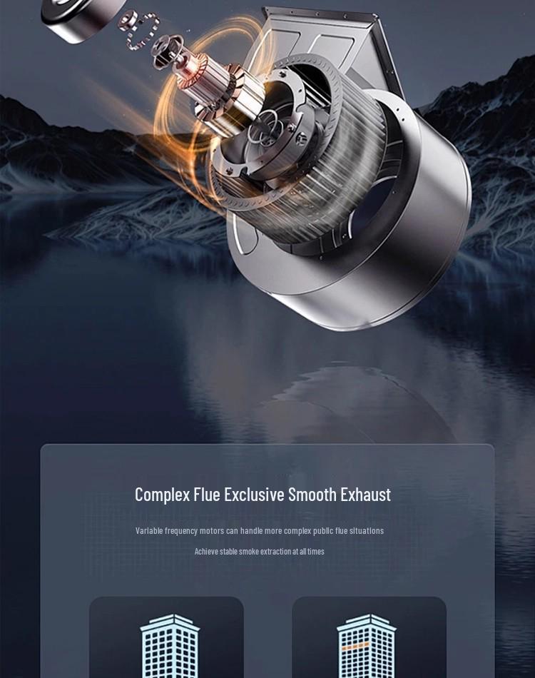 Commercial Range Hood & Fume Purification System for Small Restaurants