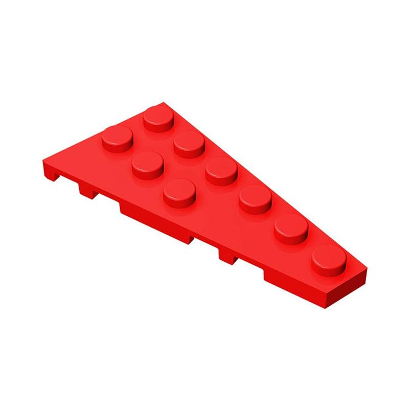 50pcs 54383 Wedge Plate 6 X 3 Right Bricks Collections Bulk Modular GBC Toys For Technical MOC DIY Building Block Compatible
