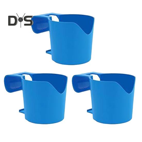1/2/3/4/5Pcs Poolside Cup Holder Lightweight Sturdy Flexible Handles Plastic Swimming Pool Drink Holder for Above-Ground Pools