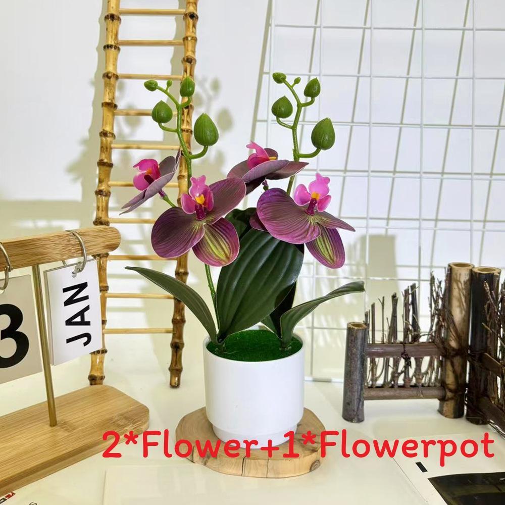 Artificial Phalaenopsis Flowers Decorative Plant For Home And Decoration Event