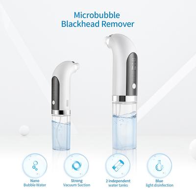 Small Bubble Blackhead Remover Facial Cleasing Machine Microbubble Water Cycle Vacuum Suction Pore Blackhead Cleaner Skin Care